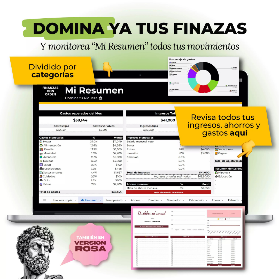 Plantilla Control Financiero Personal